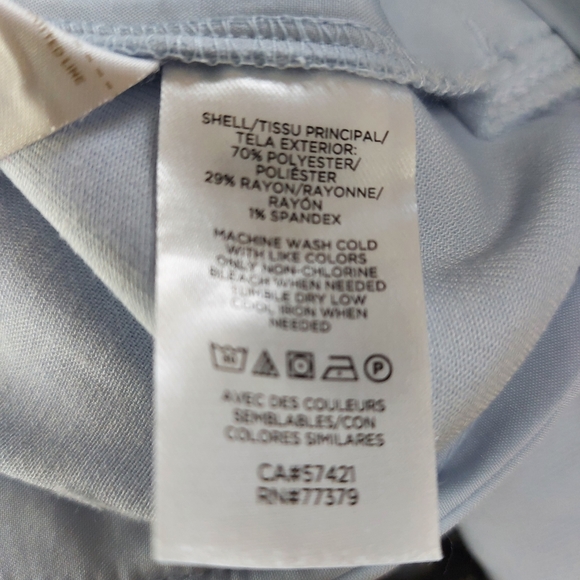 Ann Taylor The Paperbag Ankle Pant - light blue -NWT - Picture 7 of 13